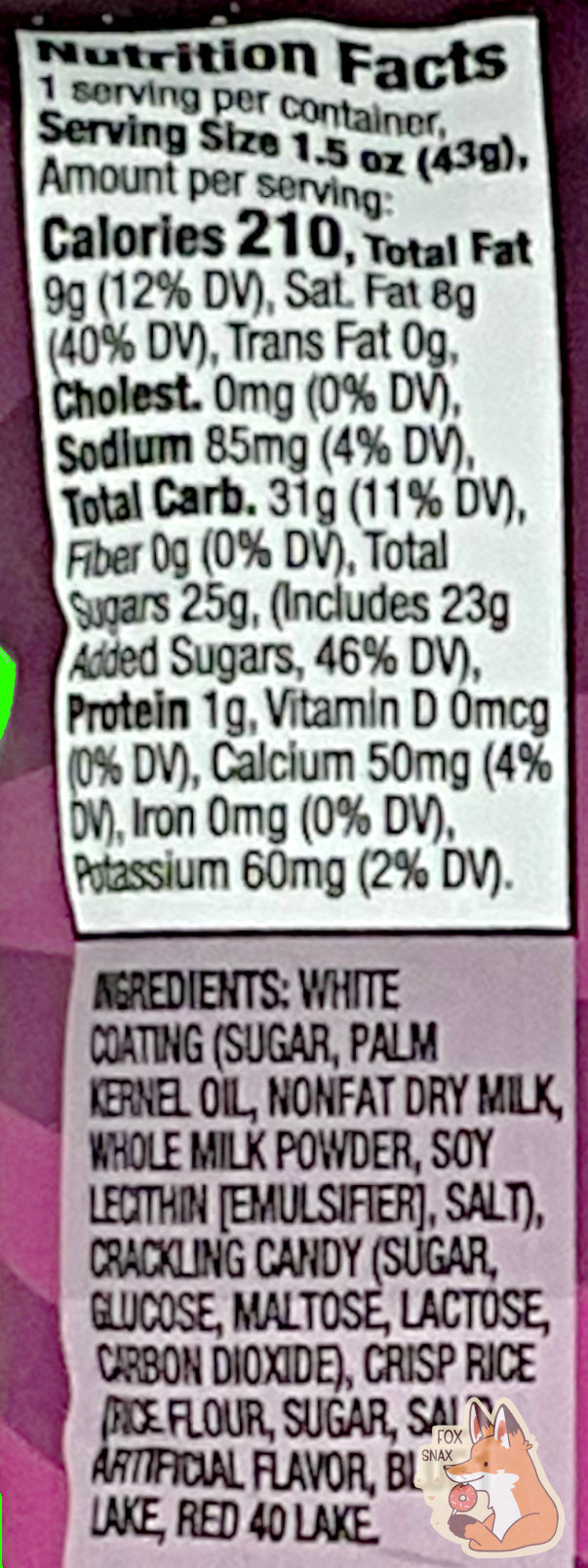 Buc-ee's Cotton Candy Cosmic Pops