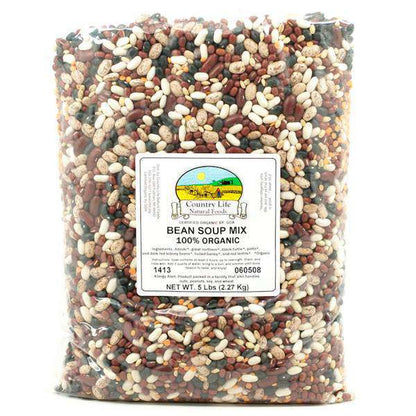 Bean Soup Mix, Organic, Country Life