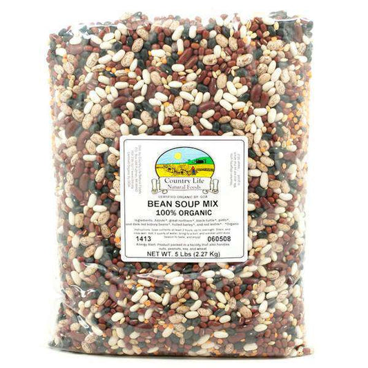 Bean Soup Mix, Organic, Country Life