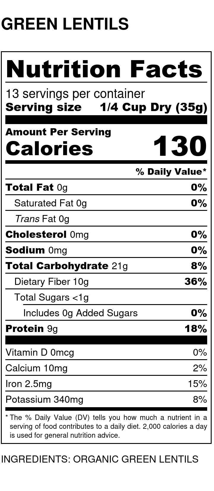 Peas, Green, Organic, Split