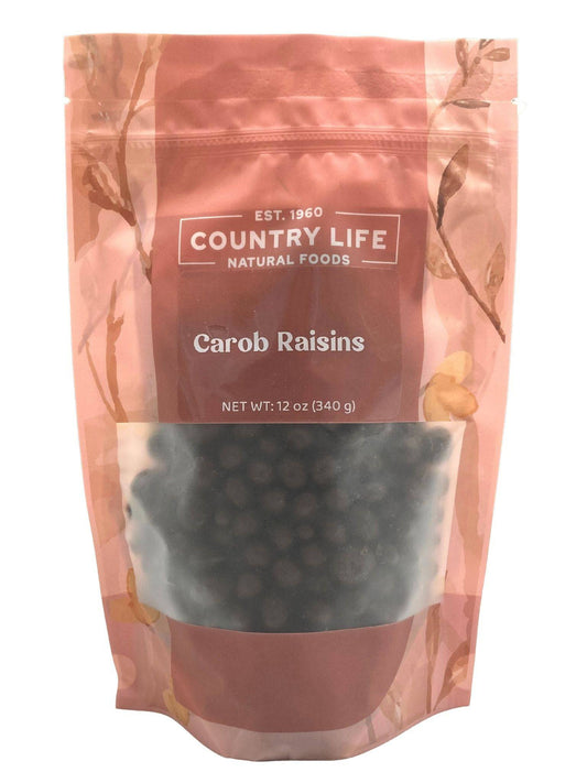 Carob Coated Raisins, Sugar Sweetened