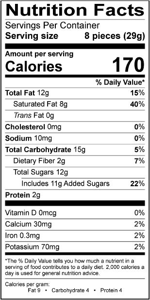 Carob Coated Almonds