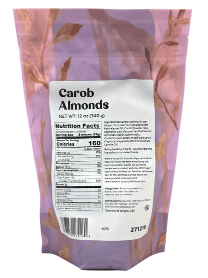 Carob Coated Almonds
