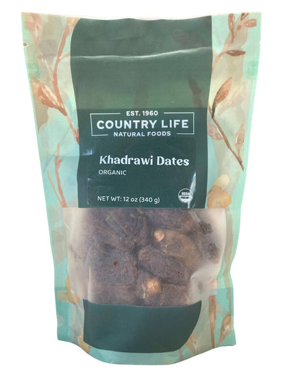 Dates, Khadrawi, Whole, Organic