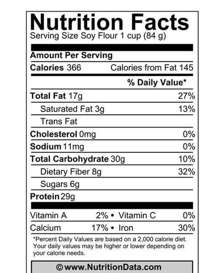 Soy Flour, Organic, Full Fat