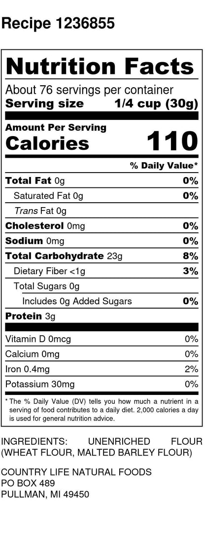 Gold N White Flour, with Germ, Organic