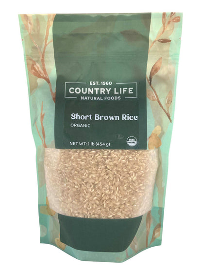 Short Rice, Brown, Organic
