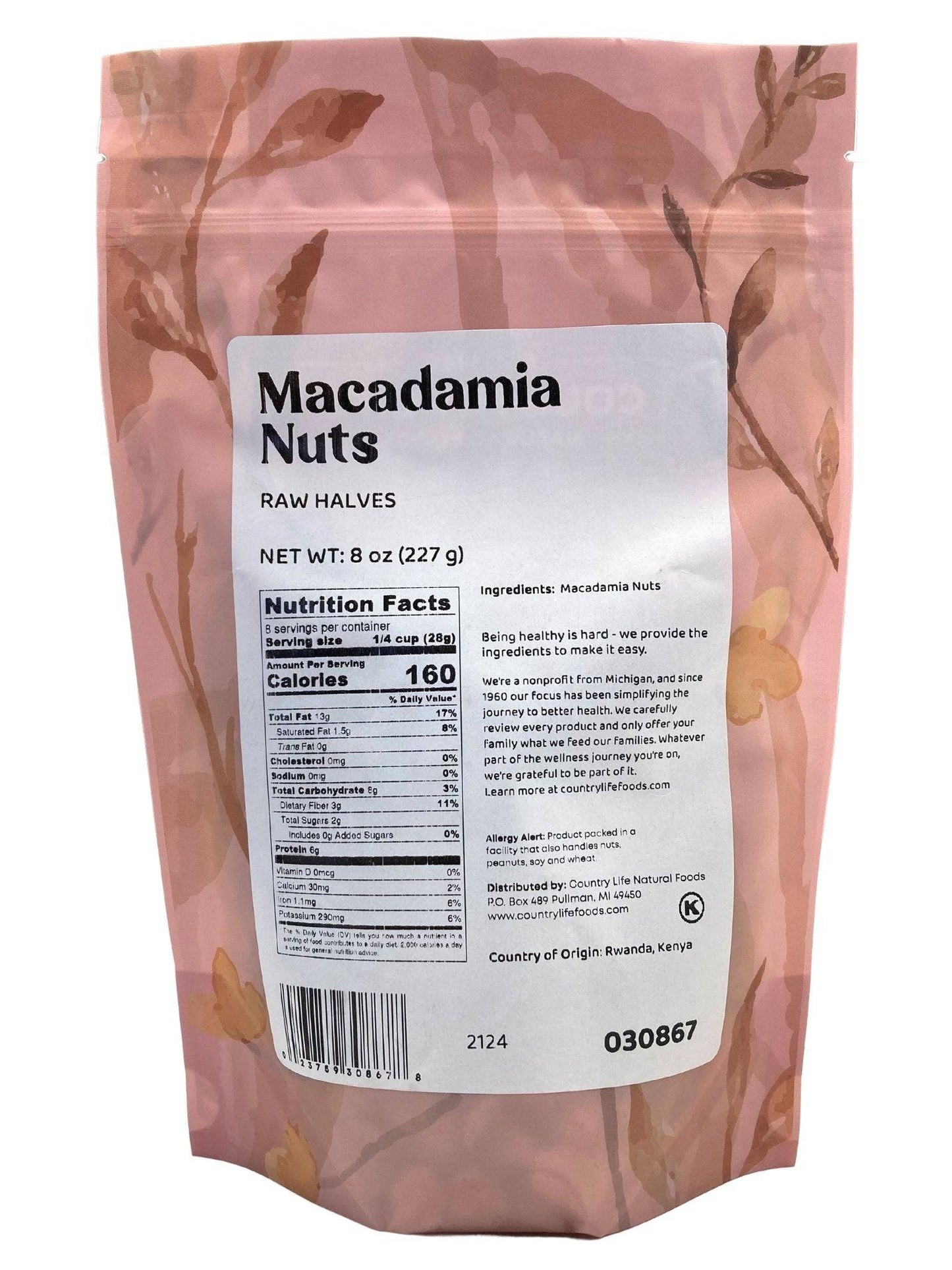 Macadamia Nut Halves