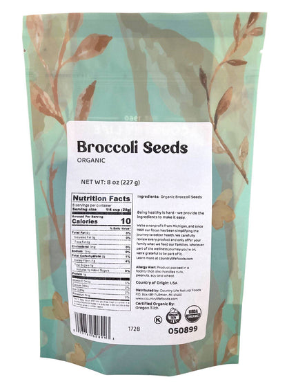 Broccoli Seed, Organic