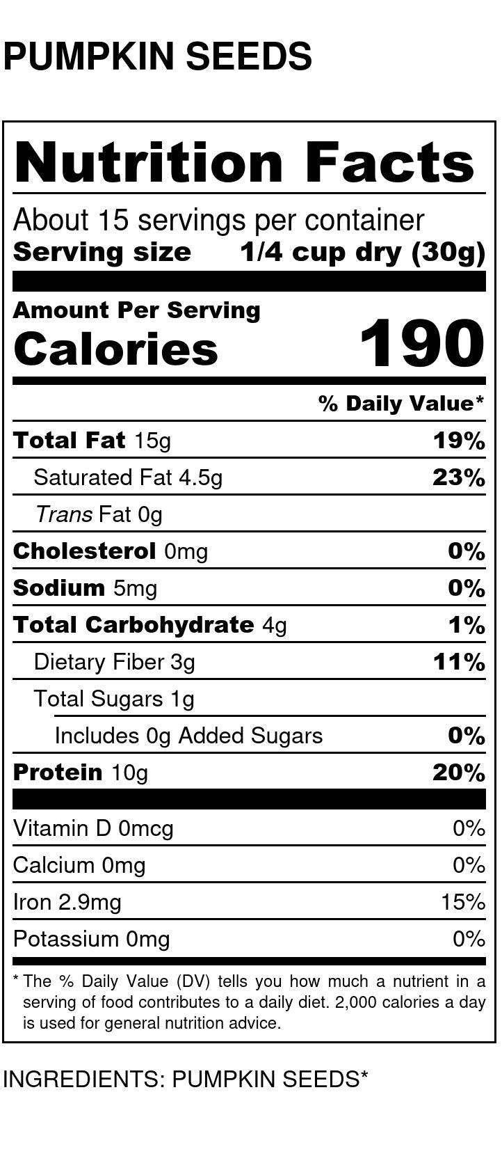 Pepitas (Pumpkin Seeds)