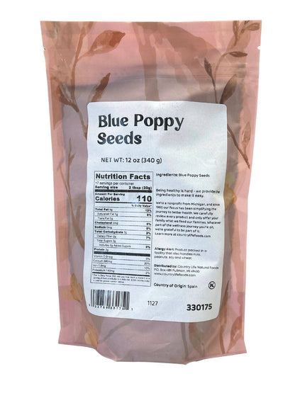 Poppy Seeds, Blue
