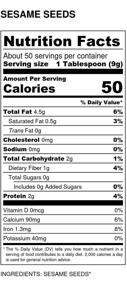 Sesame Seeds, Natural