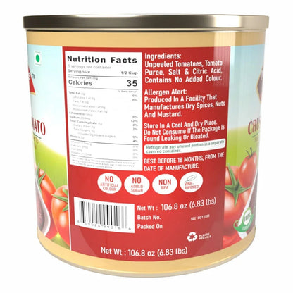 CRUSHED TOMATOES 6.83 LBS