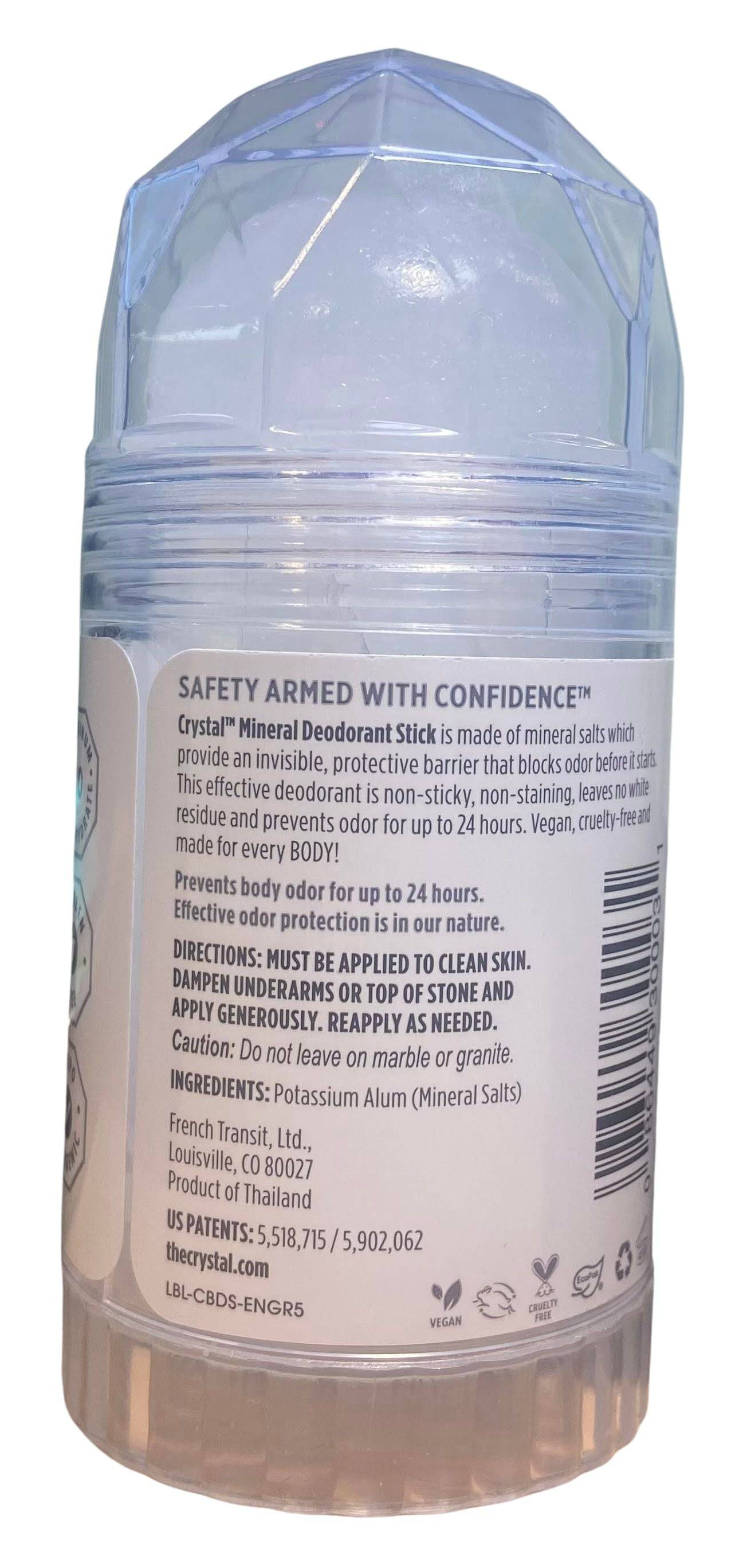 Crystal Deodorant, Stick, Unscented