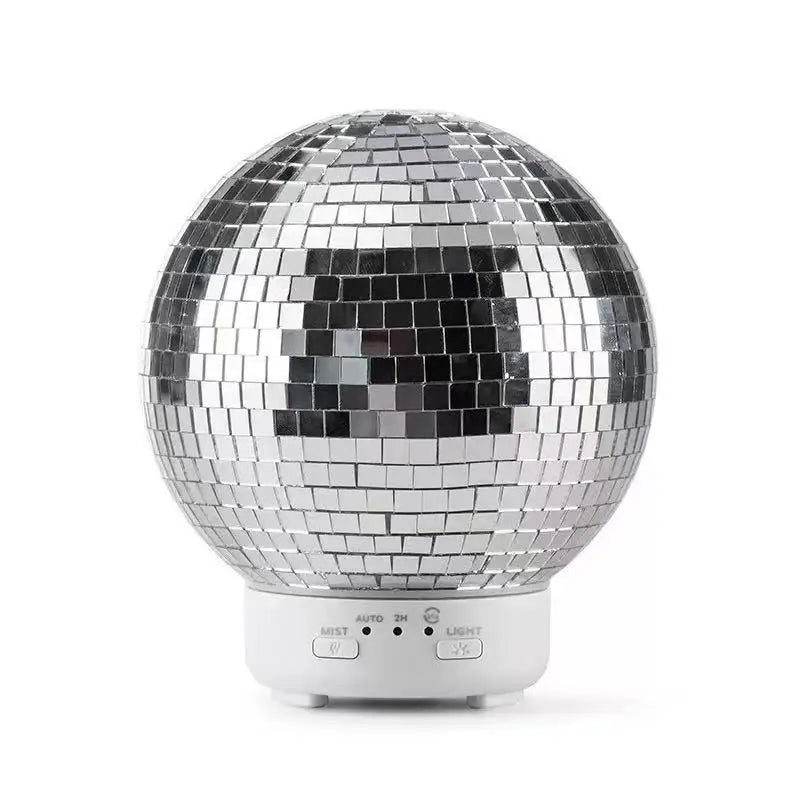 Creative Rotating Laser Ball Aromatherapy Machine Home Desktop Humidifier Diffuser Timer Mode 7 Color LED Rotating Light Humidif
