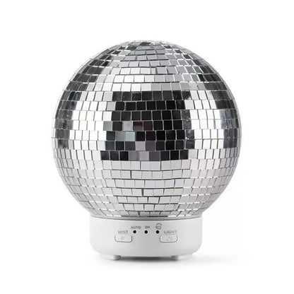Creative Rotating Laser Ball Aromatherapy Machine Home Desktop Humidifier Diffuser Timer Mode 7 Color LED Rotating Light Humidif