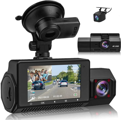 Style Loft Collection AutoStyle 4K WiFi Dashcam with Night Vision