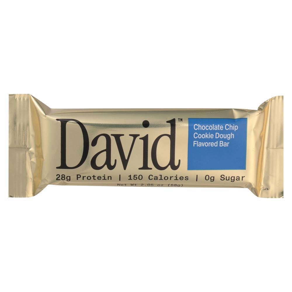 David Protein - 'Chocolate Chip Cookie Dough' Protein Bar (28G)
