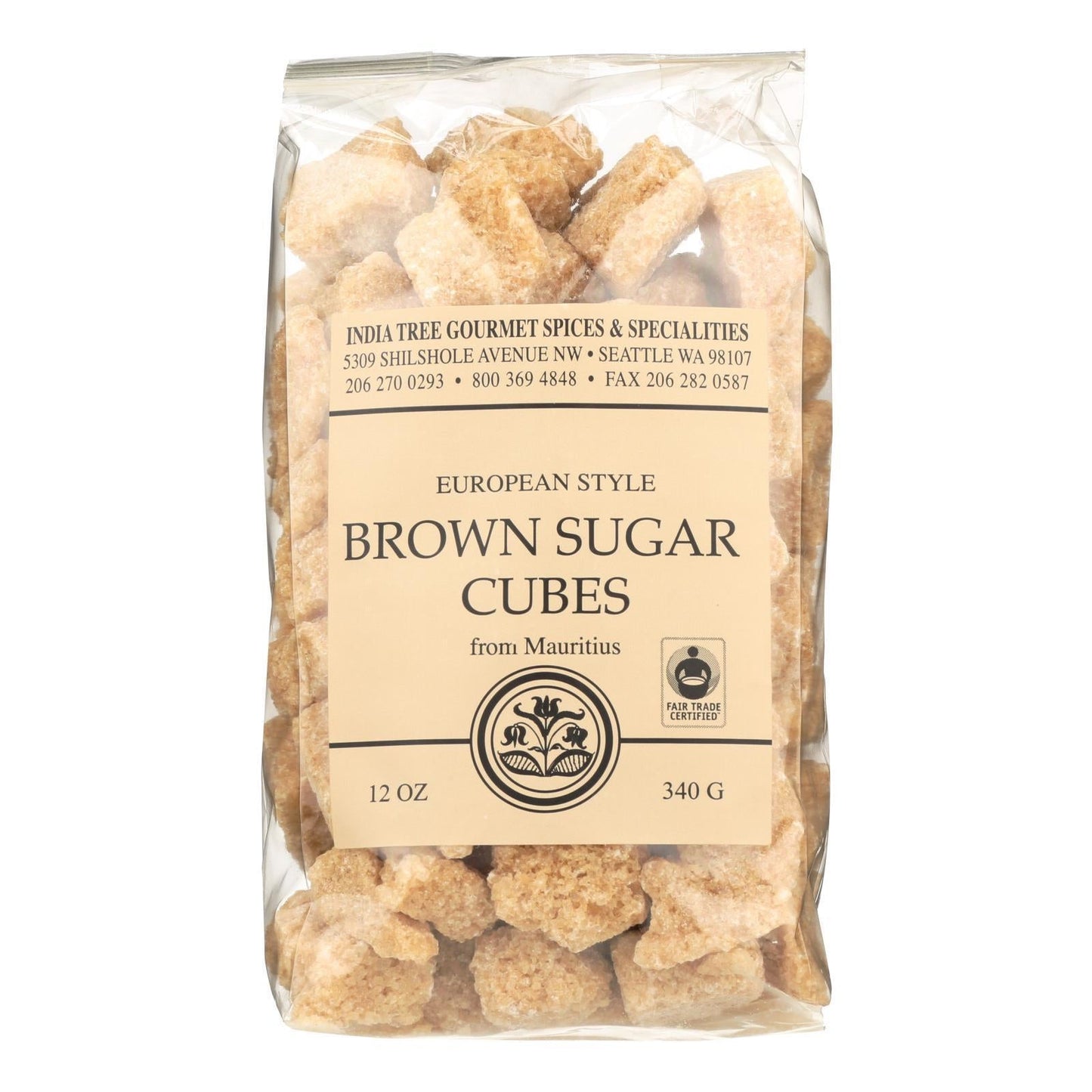 India Tree - Brown Sugar Cubes (12OZ)