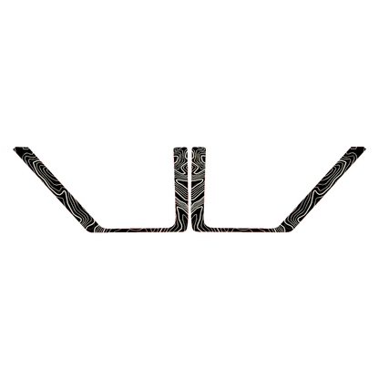 Topo Front Door Net Trim Overlay Kit (Printed Series) - 2021+ Bronco