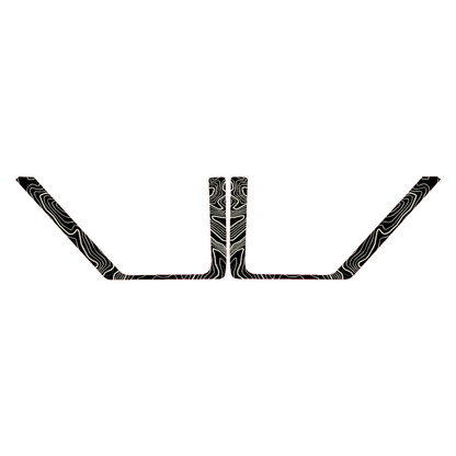 Topo Rear Door Net Trim Overlay Kit (Printed Series) - 2021+ Bronco