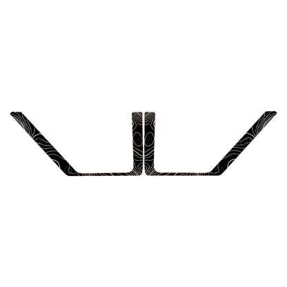 Topo Rear Door Net Trim Overlay Kit (Printed Series) - 2021+ Bronco