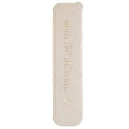 Designworks Ink - 'This Is The Last Straw' Stainless Steel Straw Set