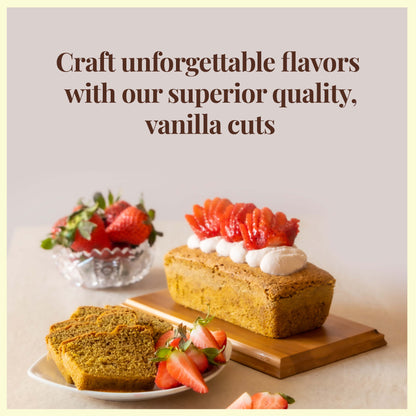 Vanilla Bean Cuts Grade B 1lb for Extract & Baking
