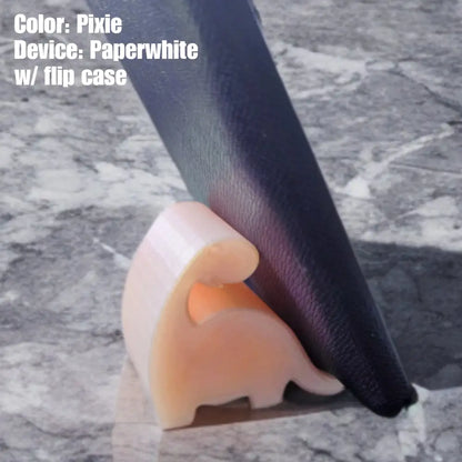 Dino eReader and Phone Stand—Custom Made