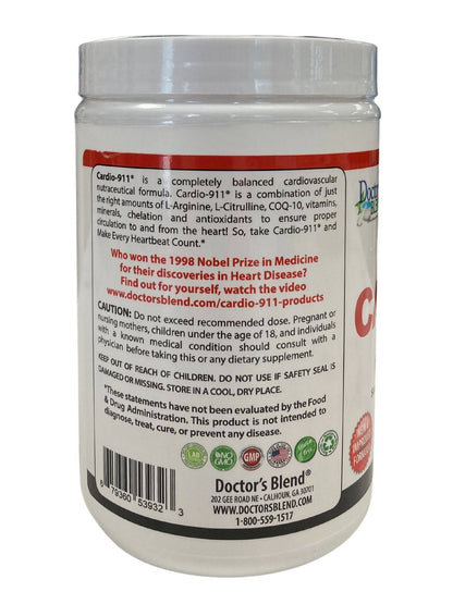 Cardio 911 Dietary Supplement Drink Mix