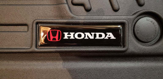 Domed Honda Emblem Inserts for Weathertech Floor Mats (Single)