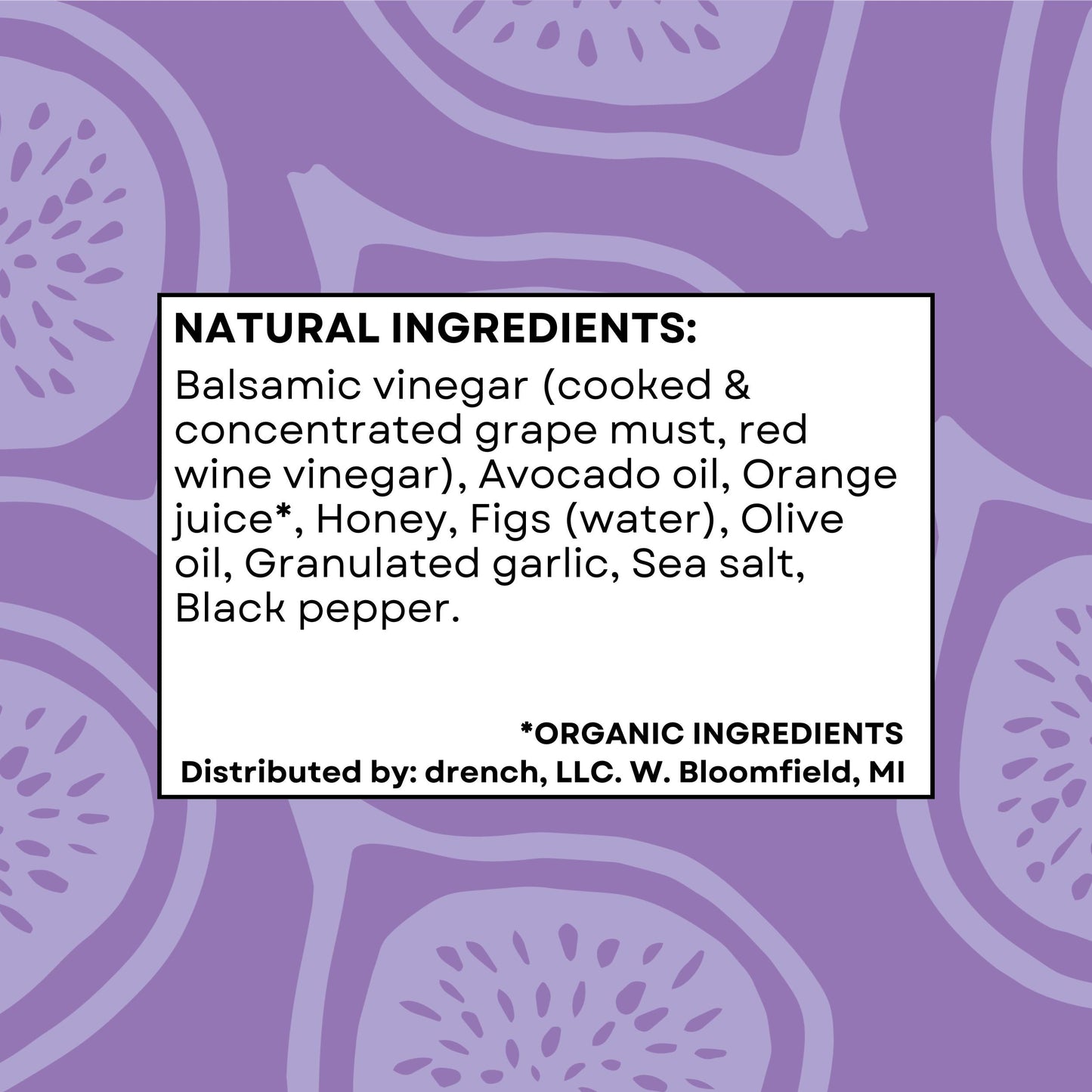 Balsamic Fig Vinaigrette