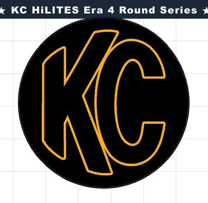 KC HiLITES Era 4 ROUND Series Light Cover Overlays - Universal
