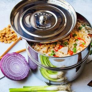 ecozoi Instant Pot Insert Pans, 2 Tier for 6 Qt / 8 Qt Pressure Cookers