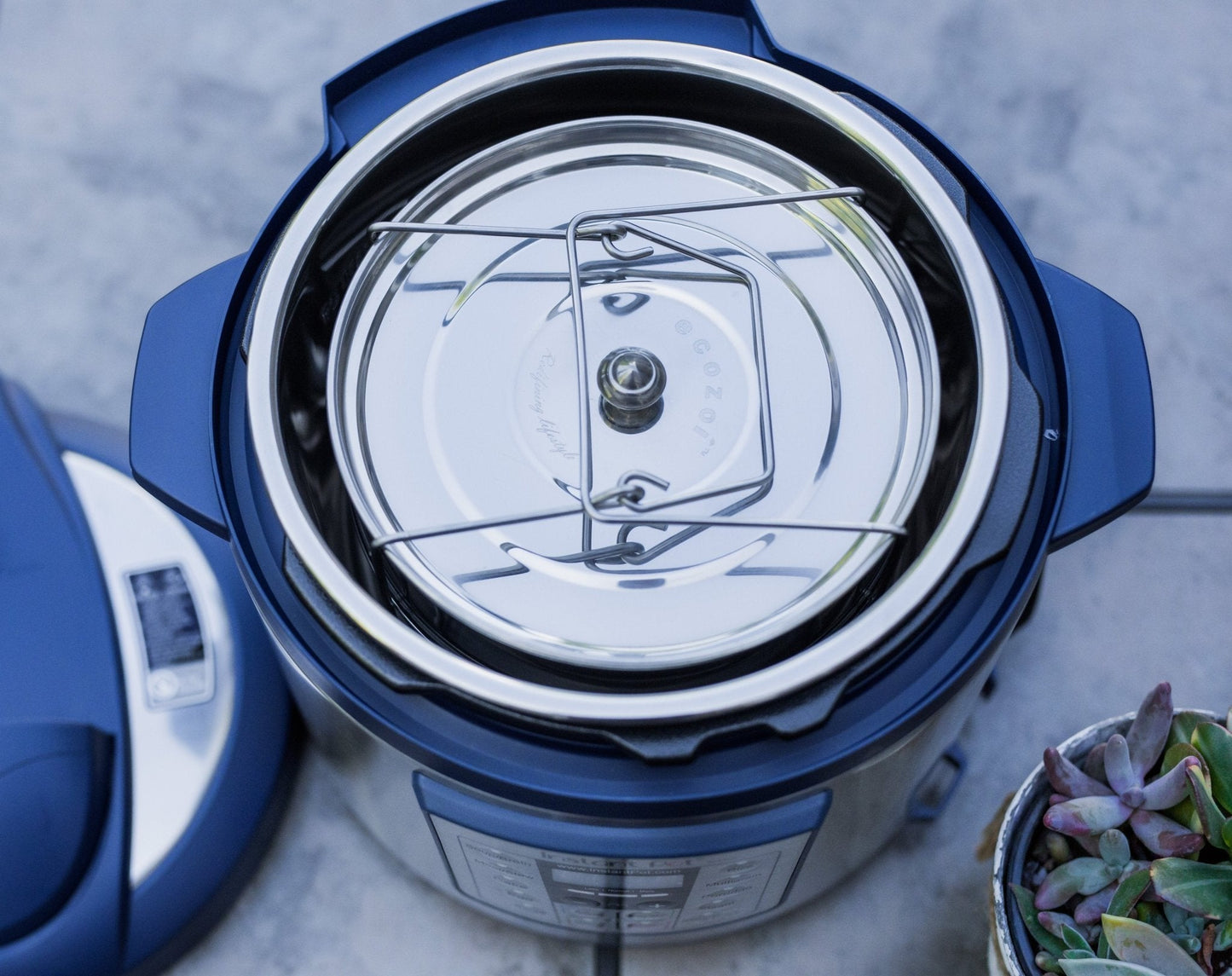 ecozoi Instant Pot Insert Pans, 2 Tier for 6 Qt / 8 Qt Pressure Cookers