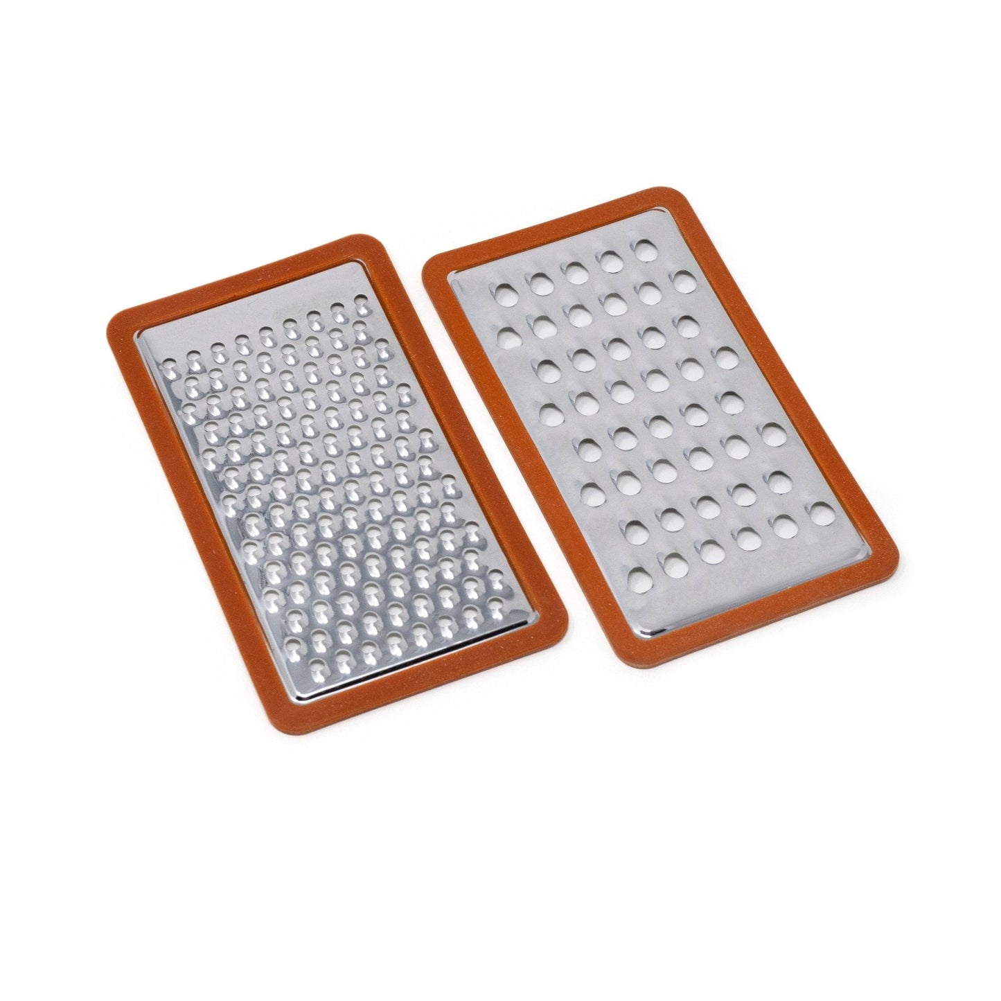 ecozoi Stainless Steel Graters or Shredders, 2 Pack for 4 Tray Bamboo Cutting Board