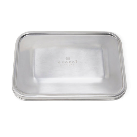 ecozoi Stainless Steel Lid for 1 Tier 60 Oz Lunch Box with Removable Divider