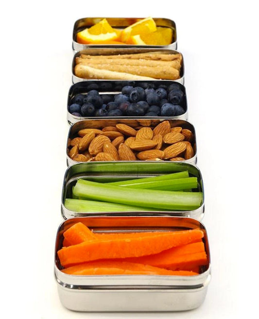 ecozoi Stainless Steel Lunch Box Mini Sauce Containers, Set of 2