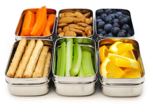 ecozoi Stainless Steel Lunch Box Mini Sauce Containers, Set of 2