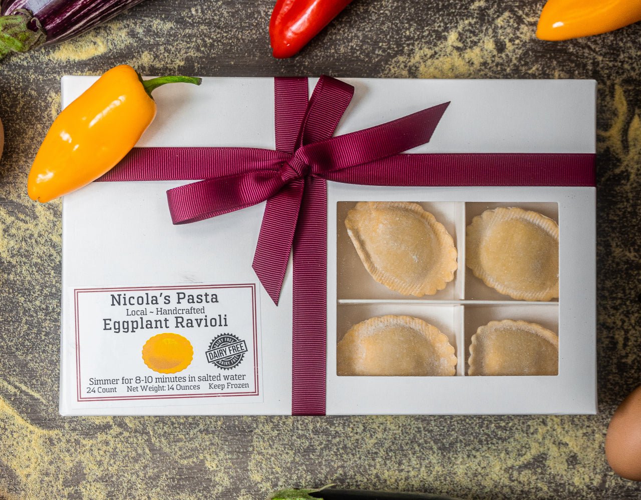 Eggplant Capponata Ravioli