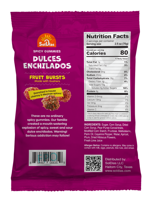 Dulces Enchilados - Spicy Gushers 5 oz