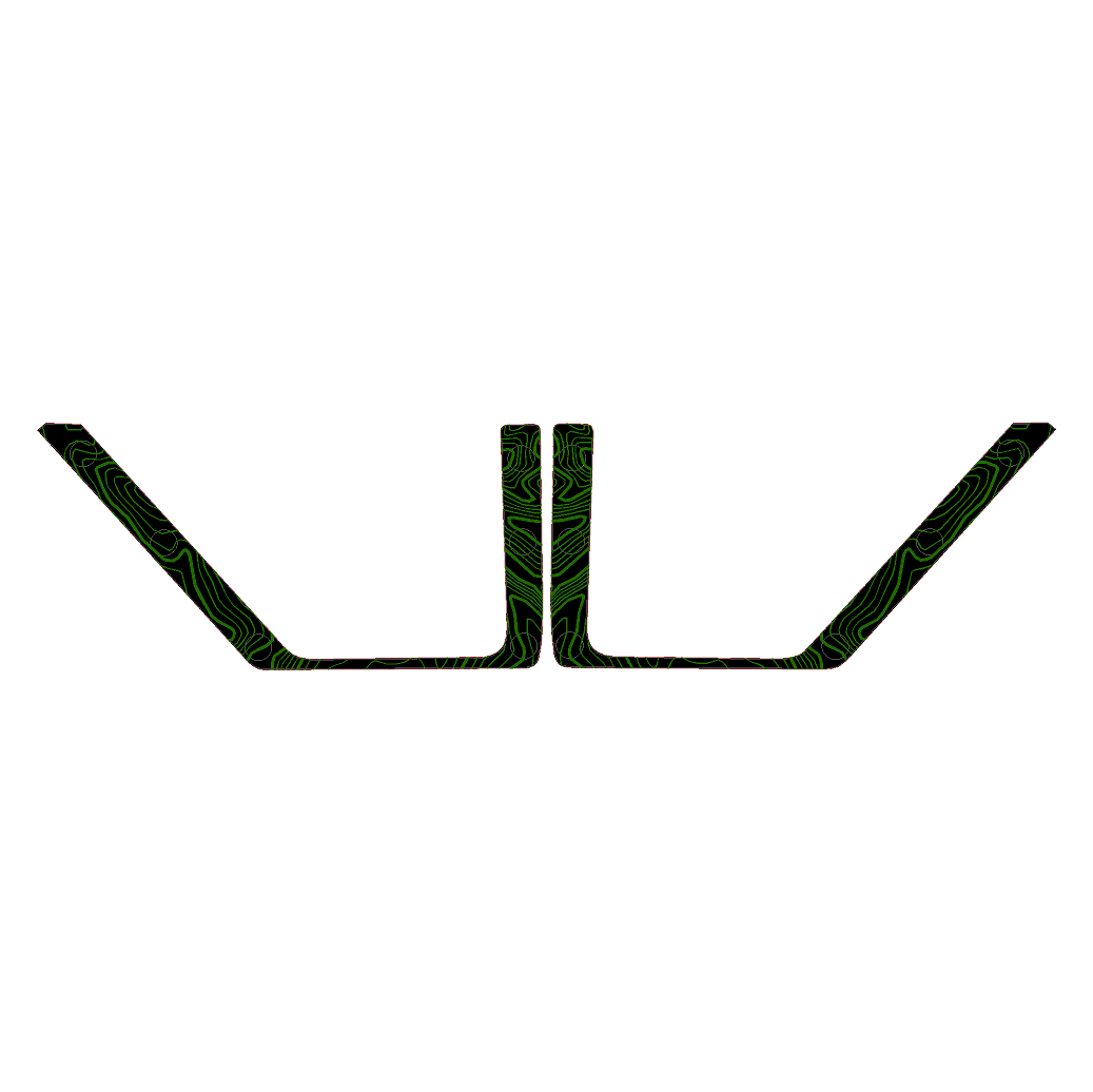 Topo Rear Door Net Trim Overlay Kit (Printed Series) - 2021+ Bronco