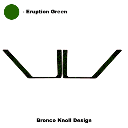 Topo Front Door Net Trim Overlay Kit (Printed Series) - 2021+ Bronco