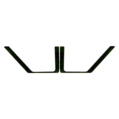 Topo Rear Door Net Trim Overlay Kit (Printed Series) - 2021+ Bronco