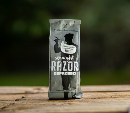 Vintage Gentlemen “Straight Razor” Espresso Bean Coffee