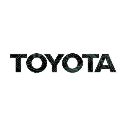 TOYOTA Topographic Rear Liftgate Emblem Inlays - 2025+ 4Runner