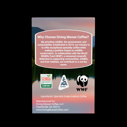 The Kodiak Bear - 12 Single Serve Coffee Pods Dark Roast Blend