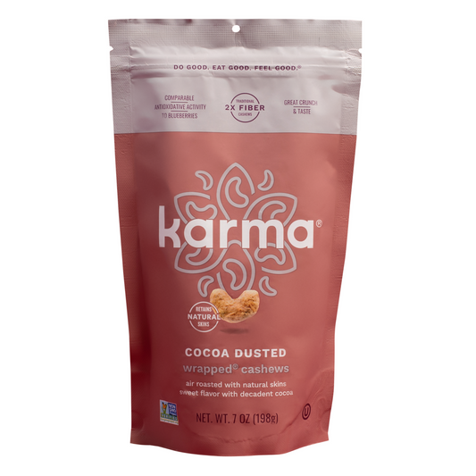 Karma Cocoa Dusted Wrapped Cashews