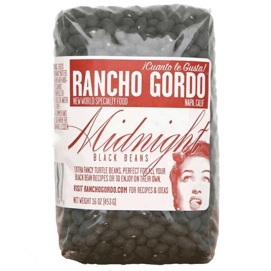 Rancho Gordo - 'Midnight' Black Heirloom Beans (16OZ)