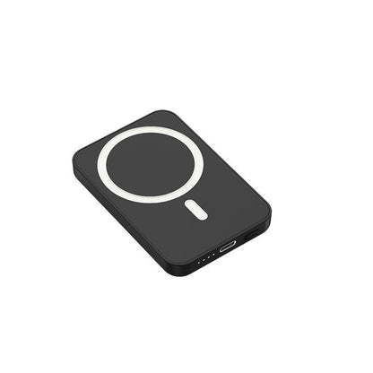 Magnetic Power Bank, Wireless Portable Charger Magsafe 15W Fast Charging, Only Compatible with Mobile Phone Battery Packs with Wireless Charging Function, Compact Electronic Accessories Rechargeable White/Pink/Black